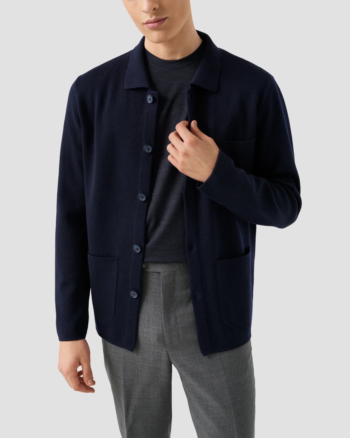 Eton T-shirt Merino Wool Lyocell