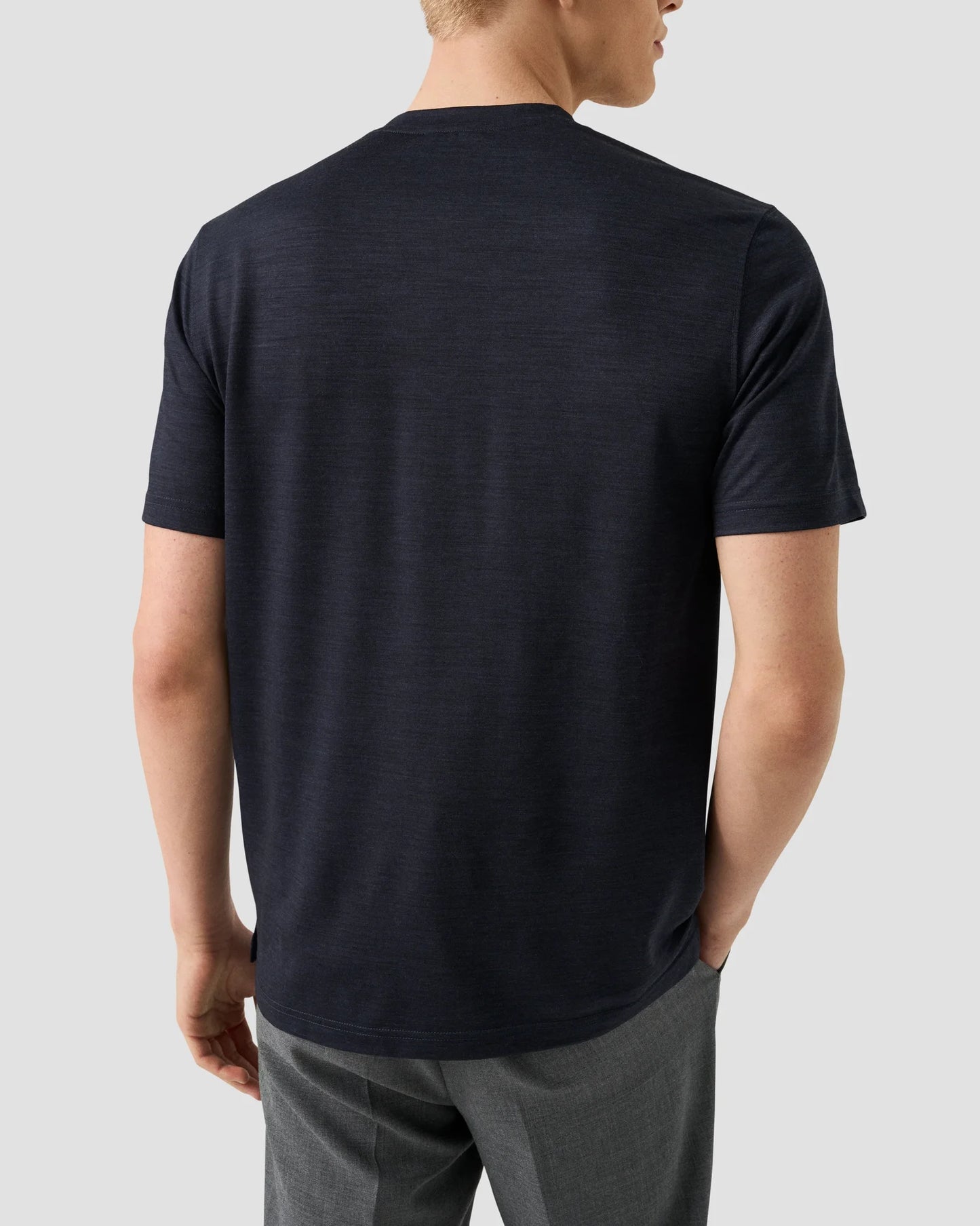 Eton T-shirt Merino Wool Lyocell