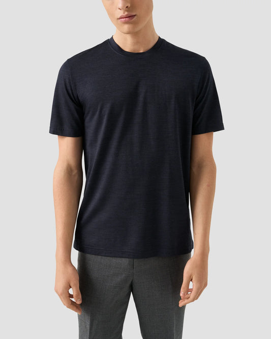 Eton T-shirt Merino Wool Lyocell
