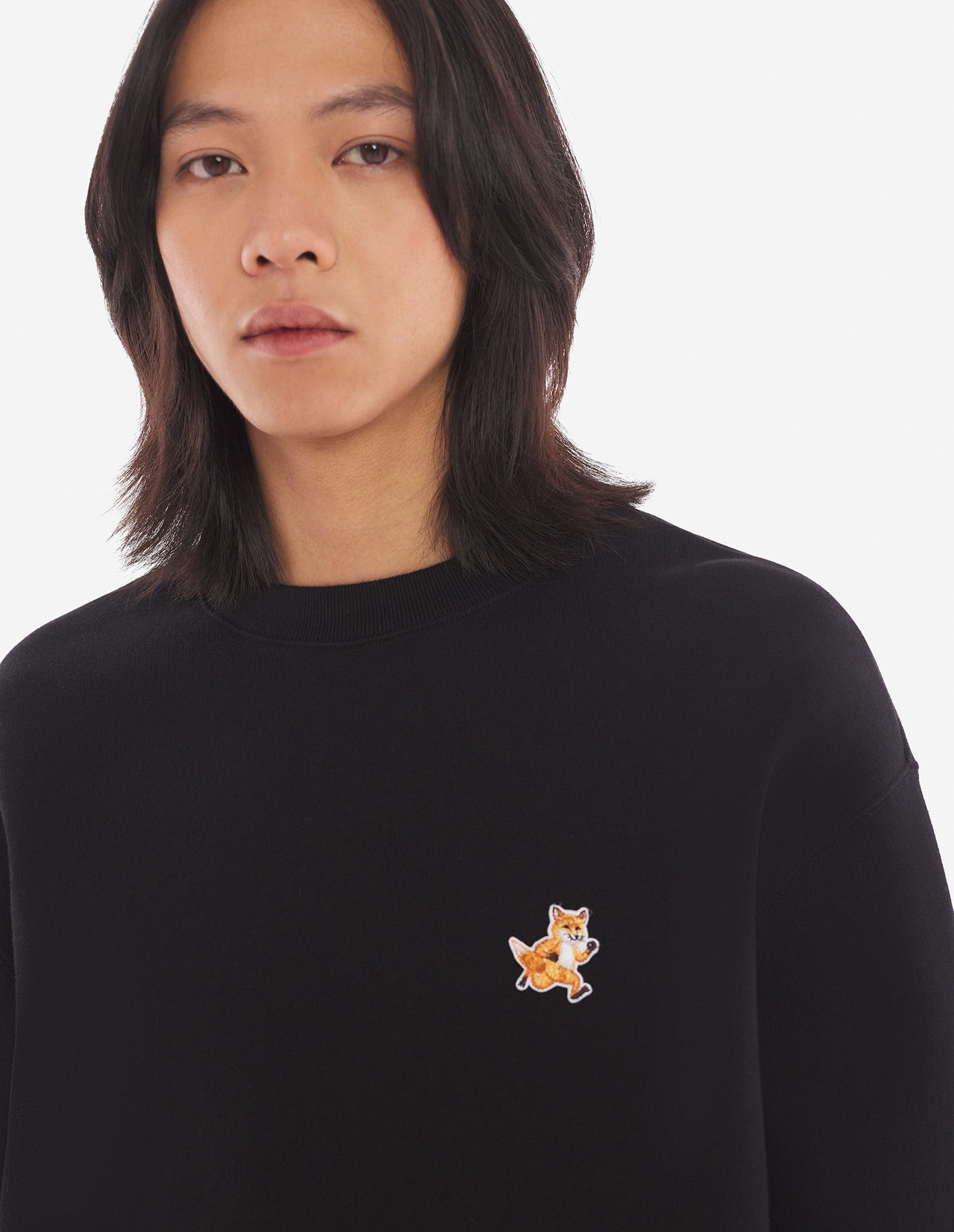 Maison Kitsuné Tröja Speedy Fox Patch Comfort Sweat