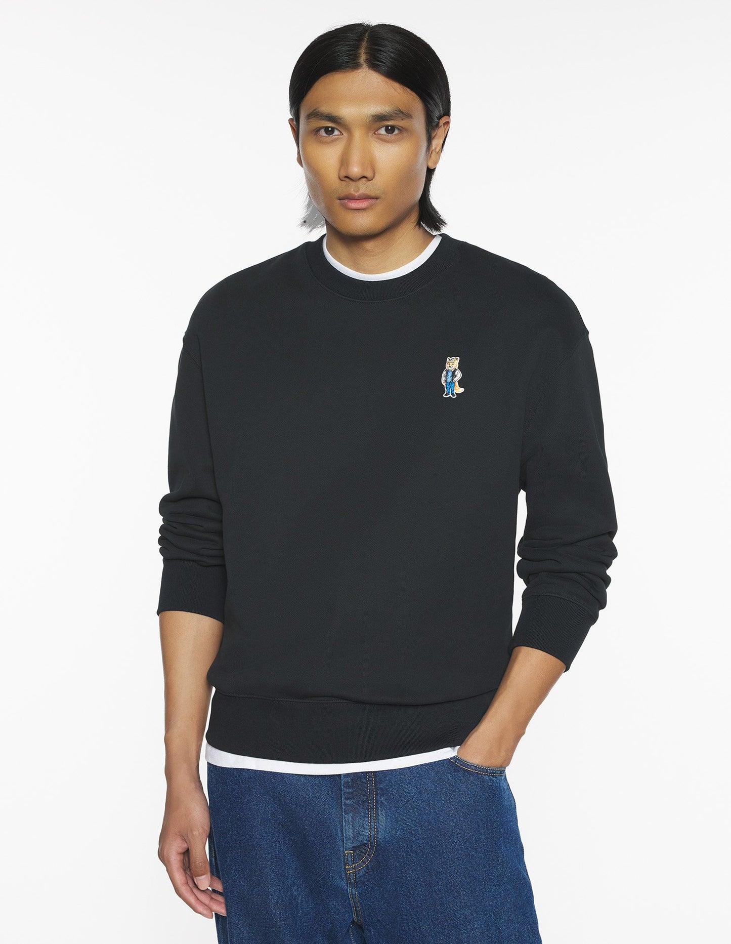 Maison Kitsuné Tröja Dressed Fox Comfort