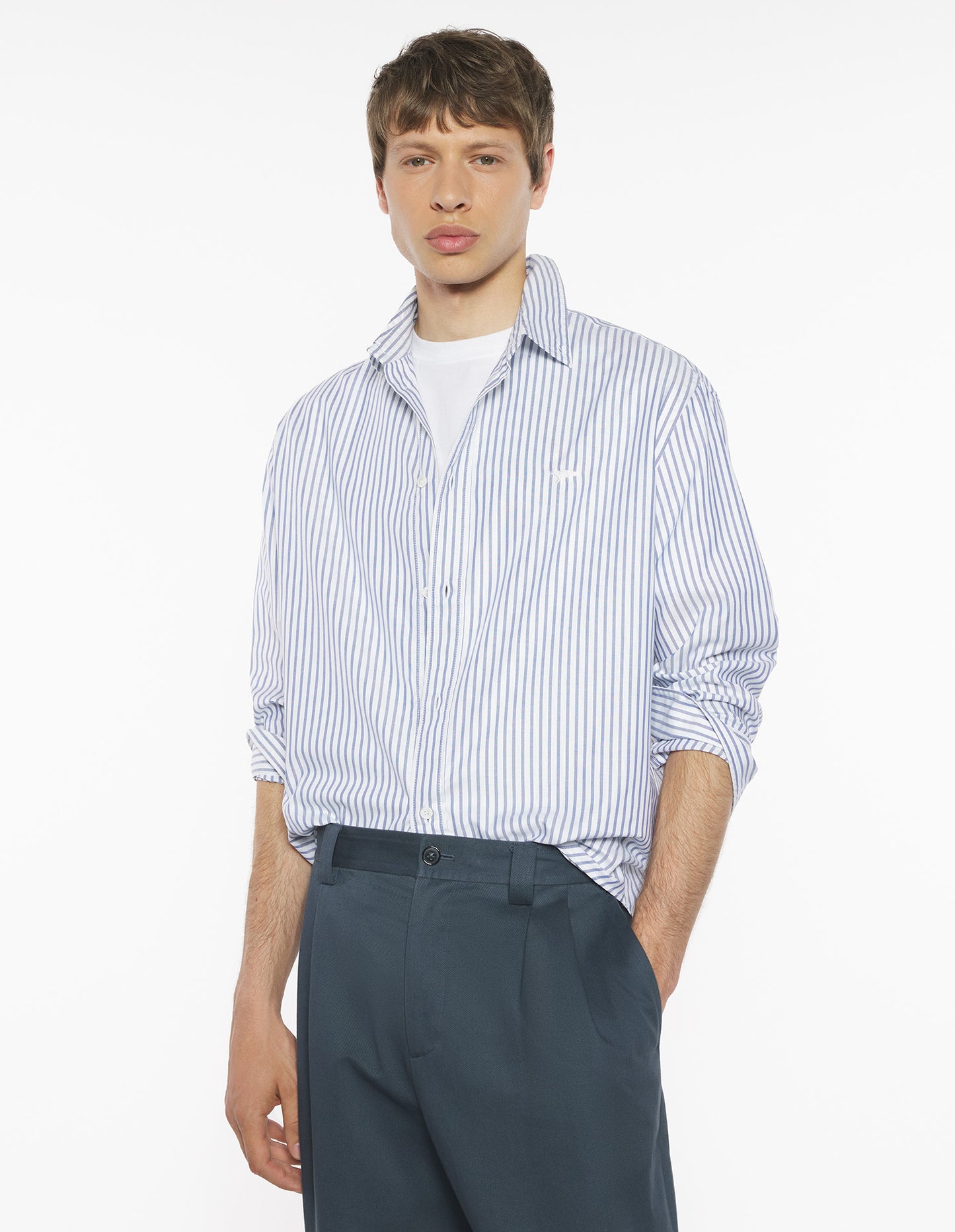 Maison Kitsuné Skjorta Profile Fox Button Down
