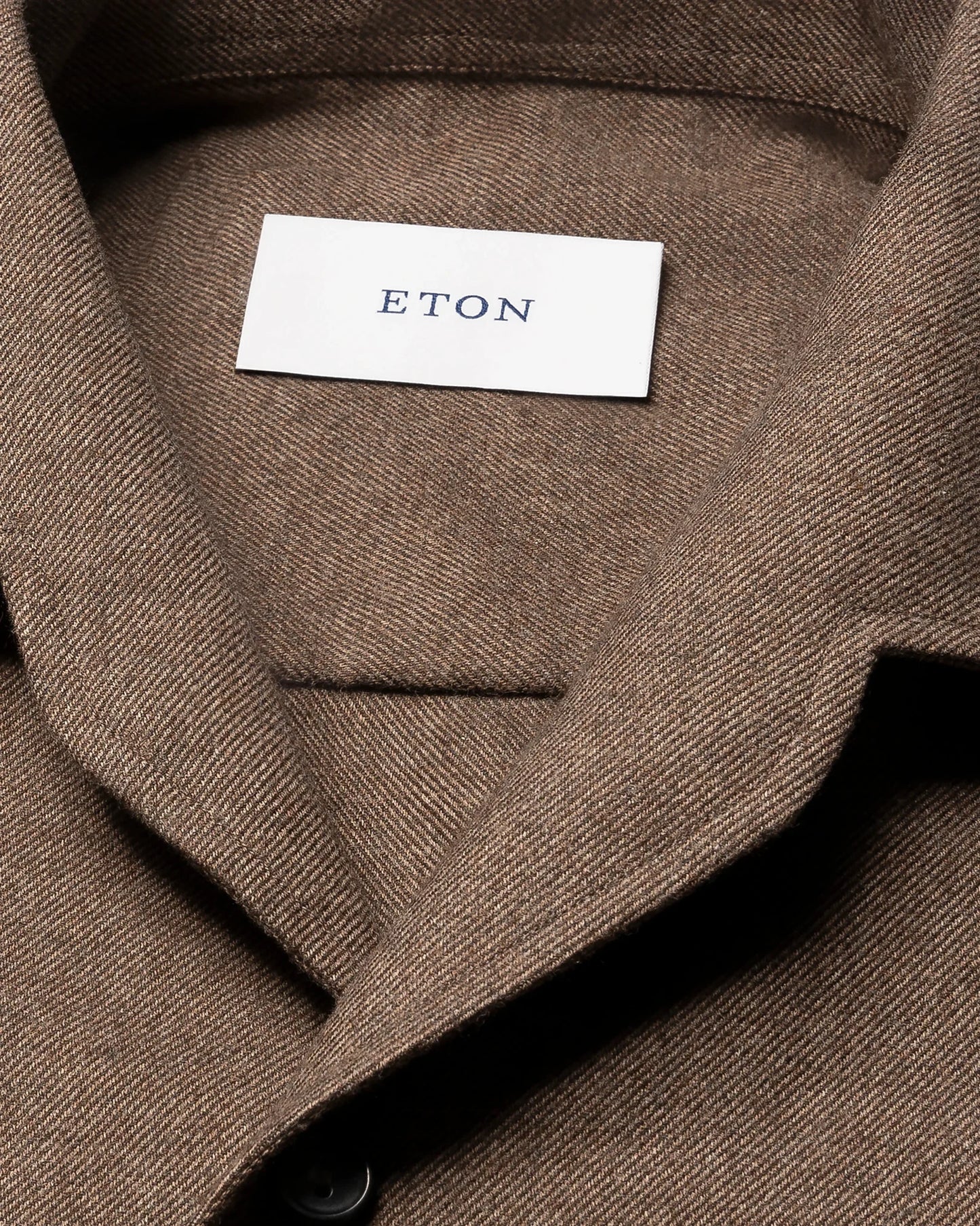 Eton Skjorta Solid Flannel
