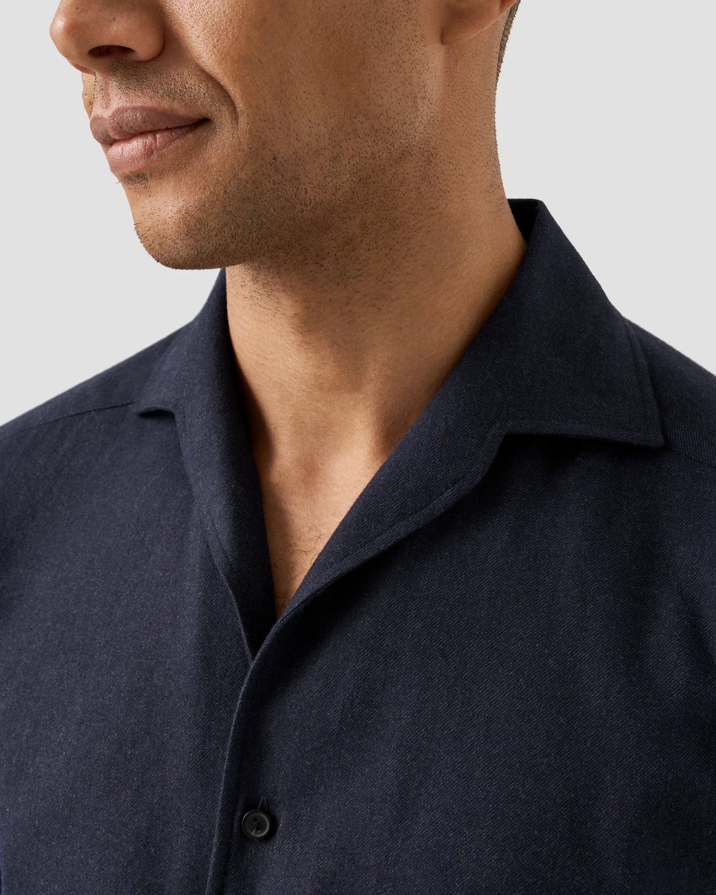 Eton Skjorta Solid Flannel