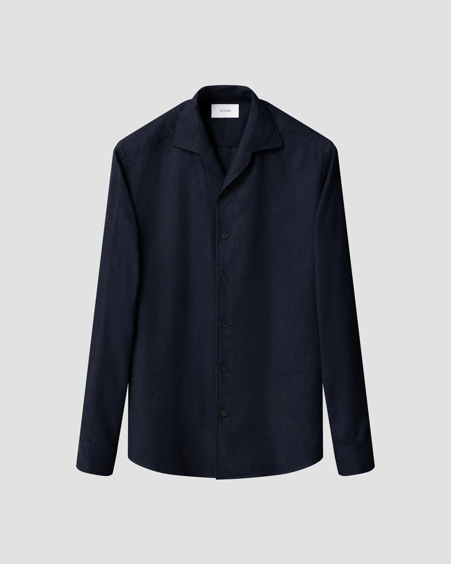 Eton Skjorta Solid Flannel