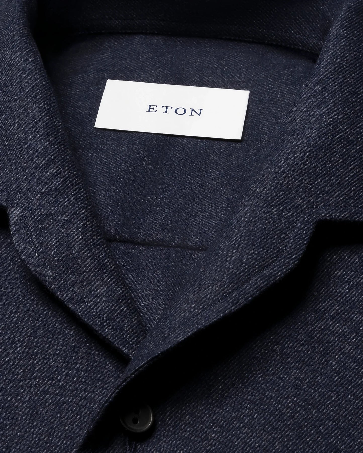Eton Skjorta Solid Flannel
